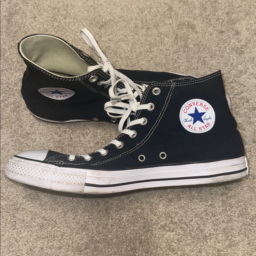 Converse Black Canvas High-Tops